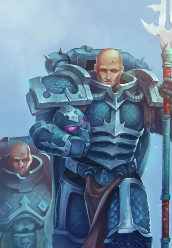 Alpharius and Omegon. Warhammer 40k. FanArt. (Plate 2) by Vitaly Perevoshikov
