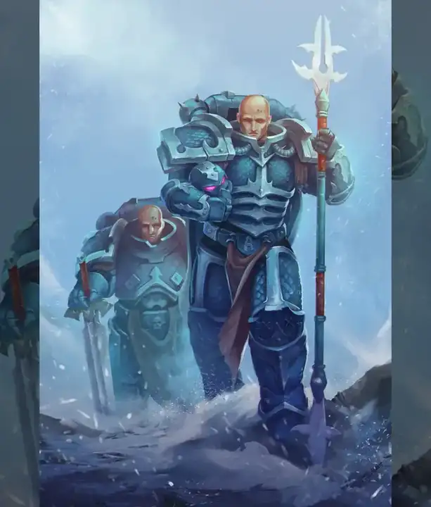 Alpharius and Omegon. Warhammer 40k. FanArt. (Plate 3) by Vitaly Perevoshikov