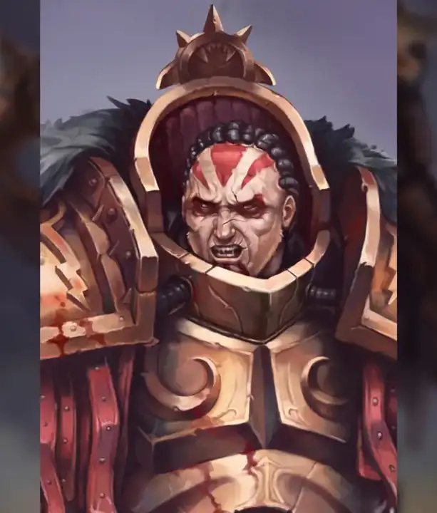 Angron. Warhammer 40k. FanArt. (Plate 2) by Vitaly Perevoshikov