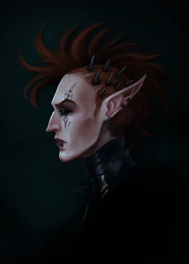 Dark Eldar Portrait by Vesta (Skitoya) Menyachikhina