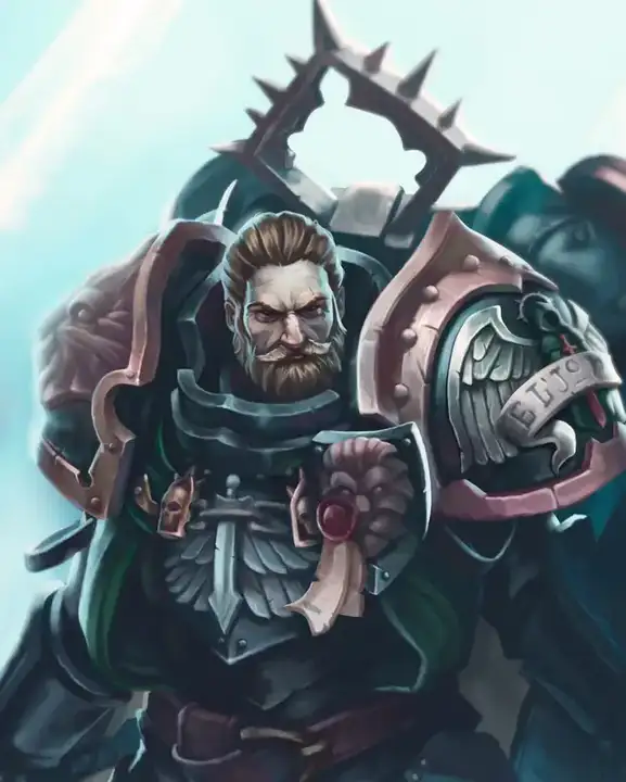 Lion El'Jonson. Warhammer 40k. FanArt. (Plate 3) by Vitaly Perevoshikov