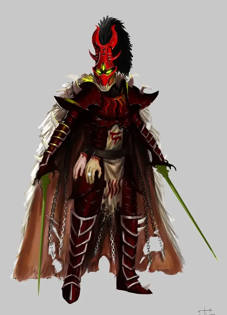 Dark Eldar Archon by George Earl Abalayan