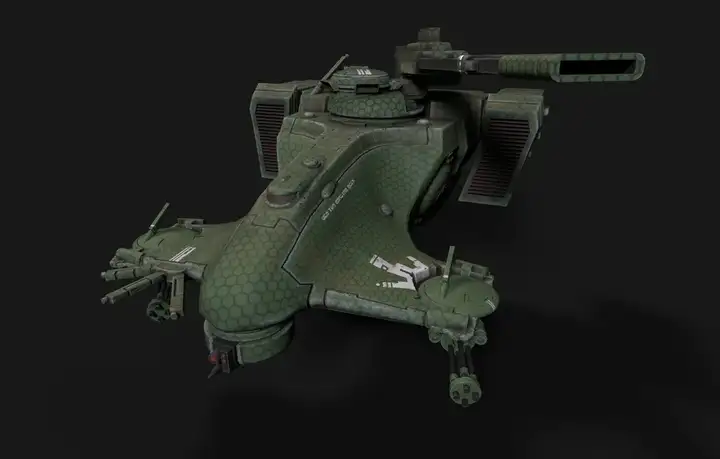 Warhammer 40k Tau Hammerhead (Plate 2) by Jakub Palmowski