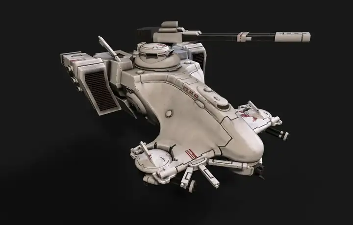 Warhammer 40k Tau Hammerhead (Plate 3) by Jakub Palmowski