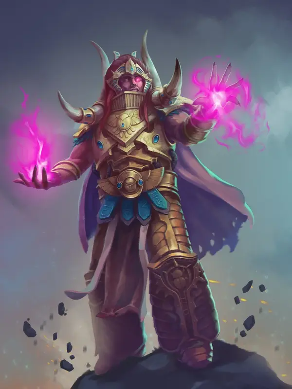Magnus the Red. Warhammer 40k. FanArt. by Vitaly Perevoshikov