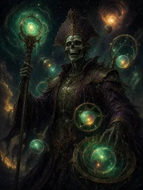 Orikan the Diviner wielding wargear