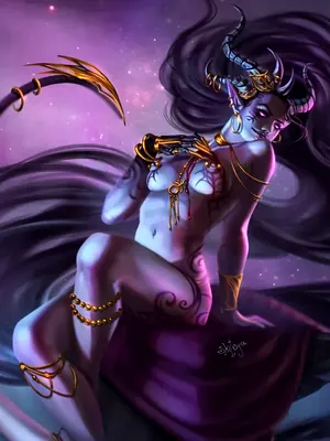 Portrait of Slaanesh
