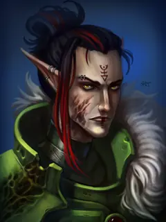 Illustration of Aeldari Rangers