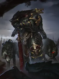 Illustration of Fenrisian Wolves