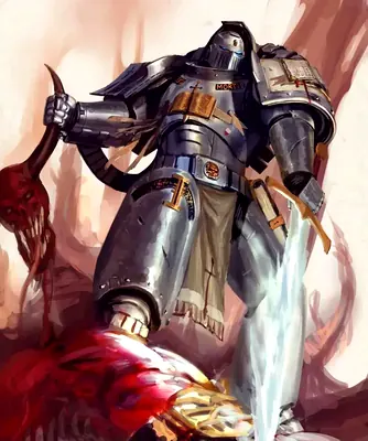 Illustration of Grey Knights Strike Squad