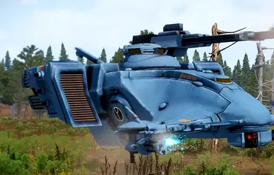 Illustration of TX7 Hammerhead Gunship