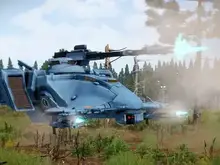 Illustration of TX7 Hammerhead Gunship