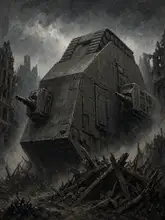Illustration of Land Raider