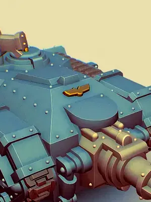 Illustration of Leman Russ Battle Tank