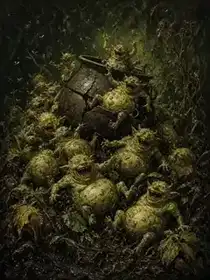 Illustration of Nurglings