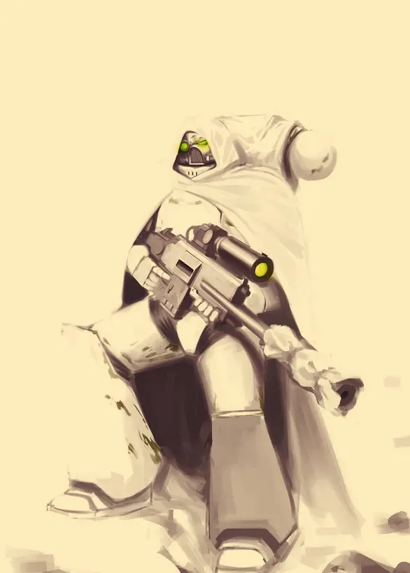Warhammer 40k: Wrath and Glory - Character Illustrations by Siman Vlaisavljević
