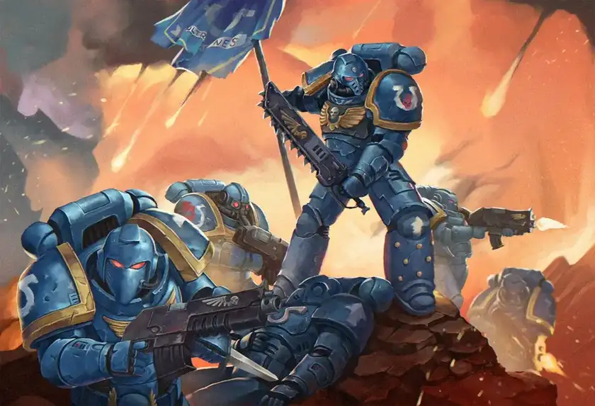 Illustration of Sternguard Veteran Squad