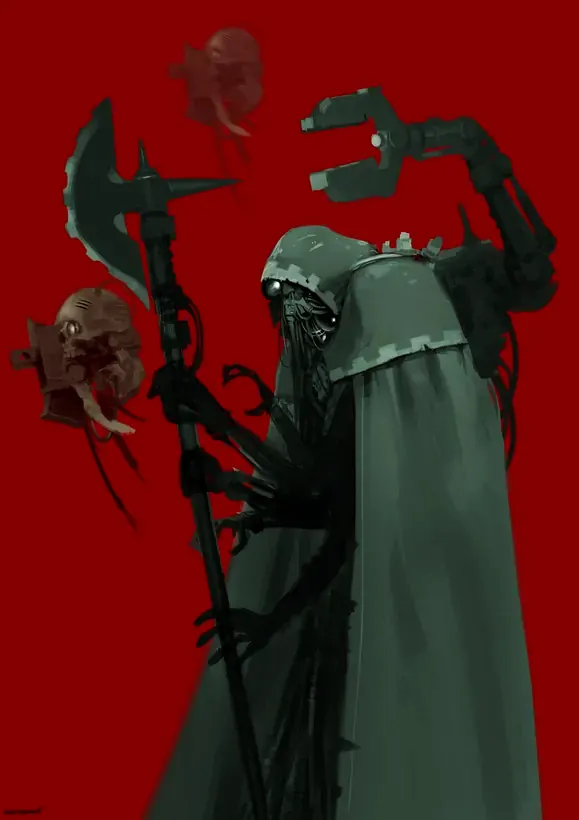 Illustration of Tech-Priest Dominus