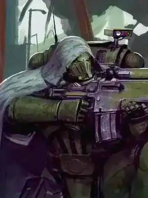 Illustration of Vindicare Assassin