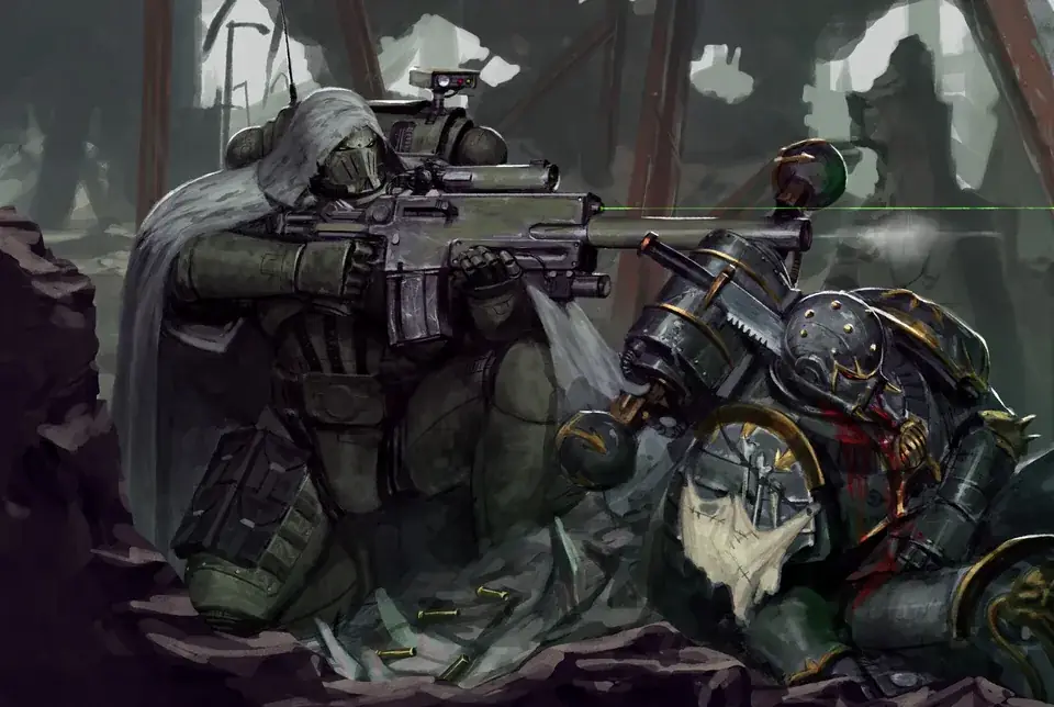 Illustration of Vindicare Assassin