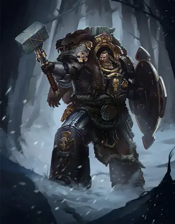 Illustration of Wolf Guard Terminators