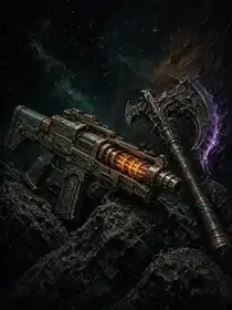 Illustration of Ion Blaster, Autoch Bolter & Darkstar Weaponry