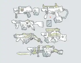 Illustration of Lasgun