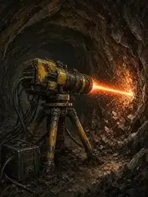 Illustration of Heavy Mining Laser, Seismic Cannon & Rock Cutter